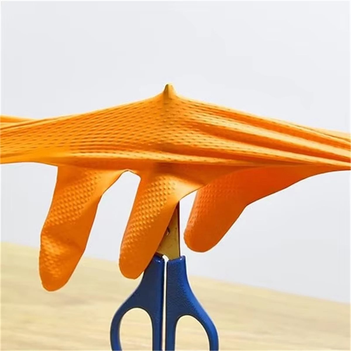 Nitrile Mechanic Glove - NEW Heavy Duty Orange Nitrile Gloves