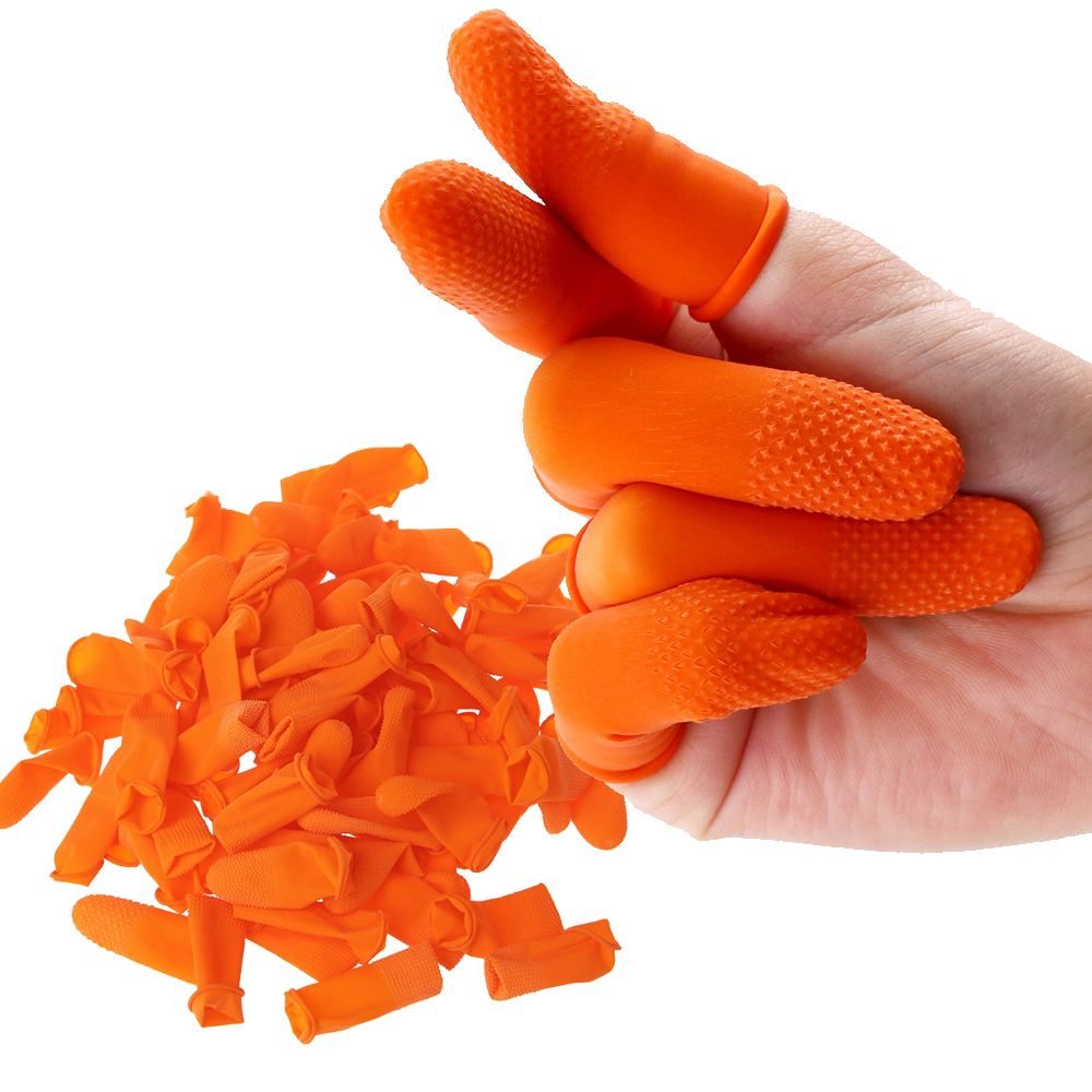 Rubber Glove Cleaning - 100PCS Cleaning Accessories Natural Latex Fingertip