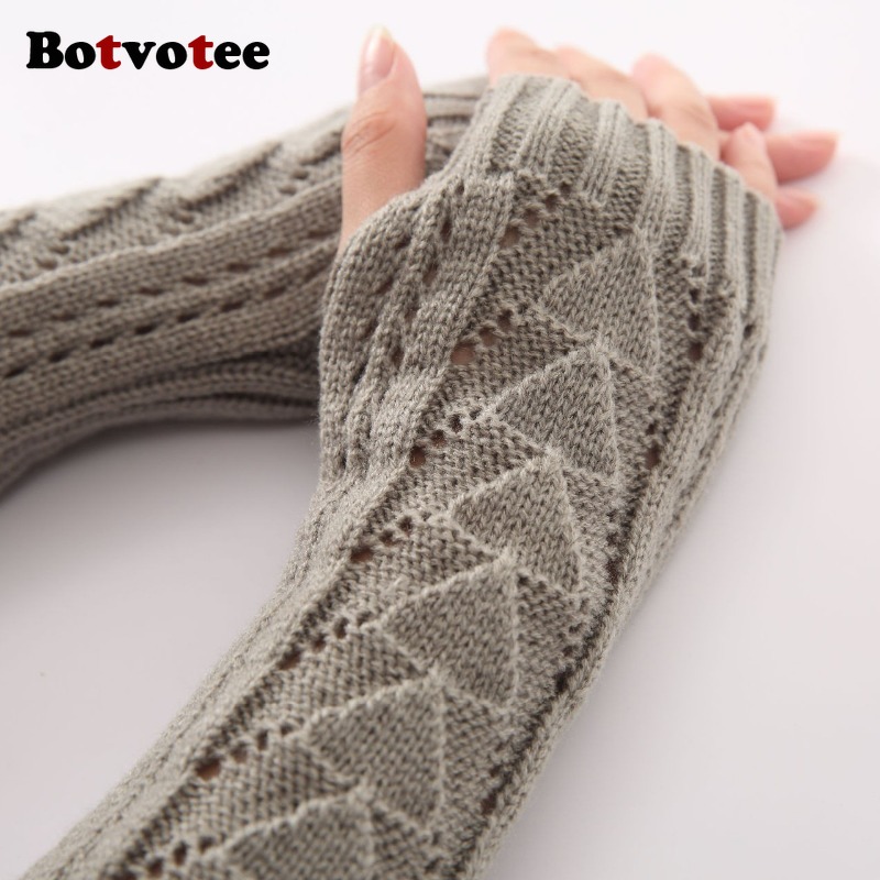 Botvotee for Women Winter Knit - đánh giá và giá Fingerless Glove Knit