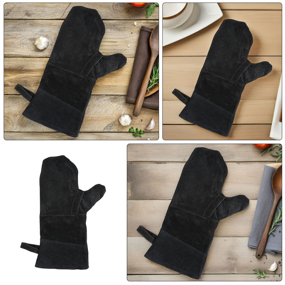 3Pcs Heat Resistant Black Oven - đánh giá và giá Heat Resistant Glove