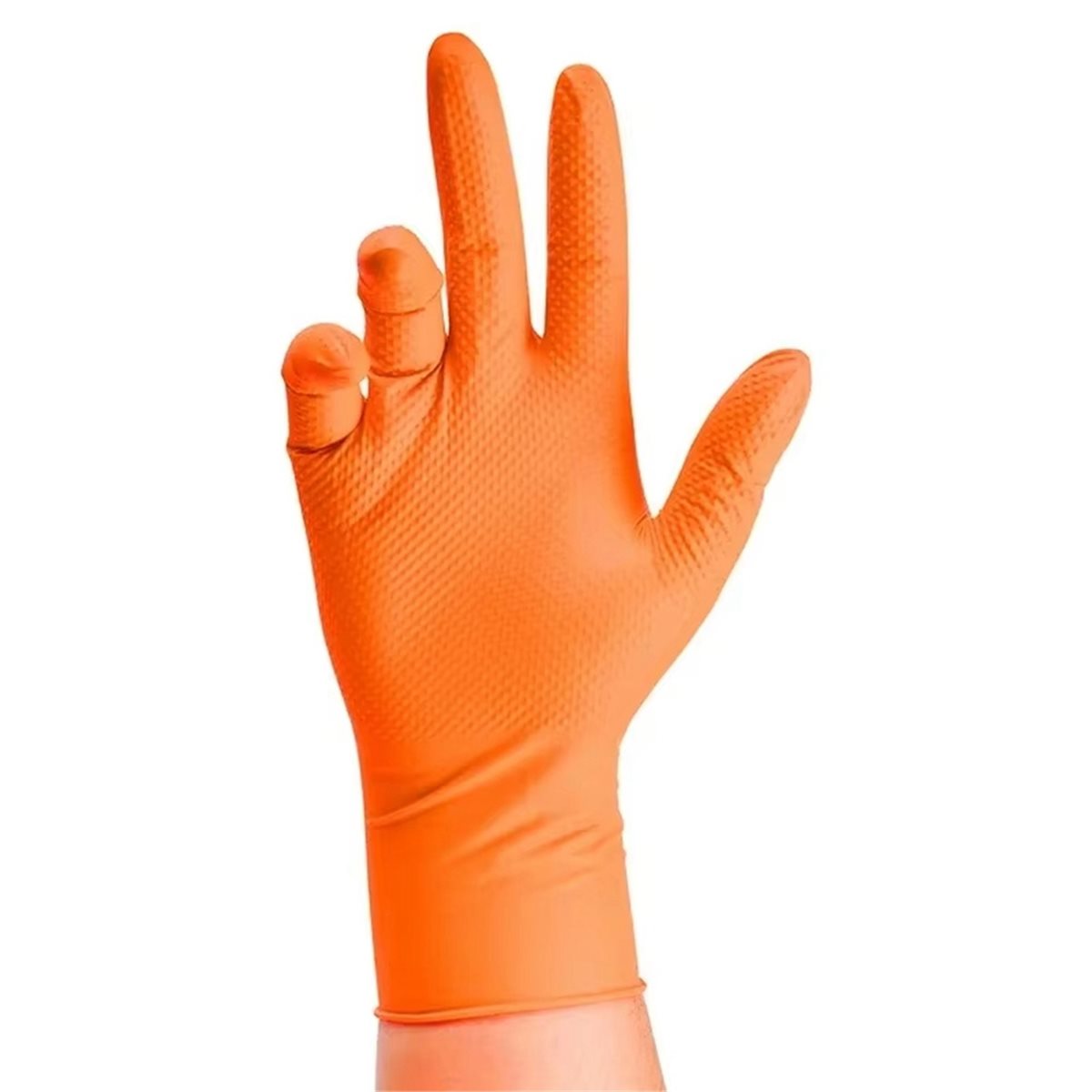 NEW Heavy Duty Orange Nitrile  - đánh giá và giá Nitrile Mechanic Glove
