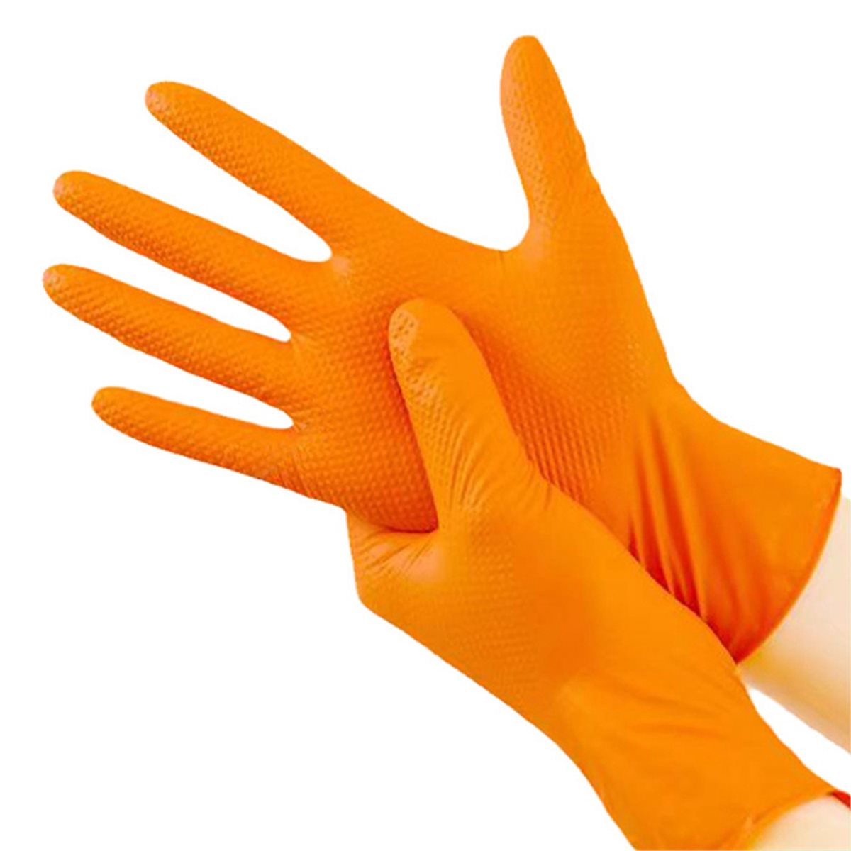 NEW Heavy Duty Orange Nitrile  - đánh giá và giá Nitrile Mechanic Glove