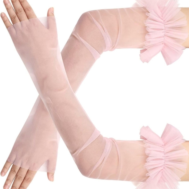 Đám cưới thanh lịch Sheer Tay  - đánh giá và giá Fingerless Glove Knit
