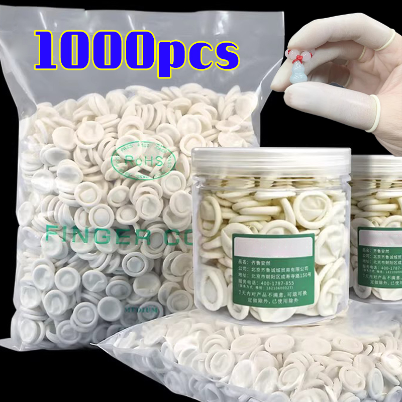 1000pcs White Disposable Finge - đánh giá và giá Latex Disposable Glove