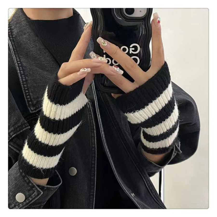 Y2k Accessories Cold Resistanc - đánh giá và giá Fingerless Glove Knit