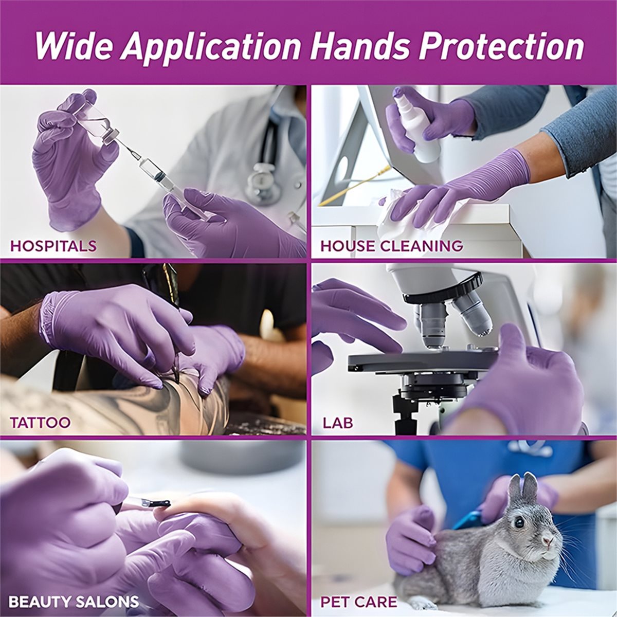 High Quality 100pcs Nitrile Ex - đánh giá và giá Exam Glove Nitrile